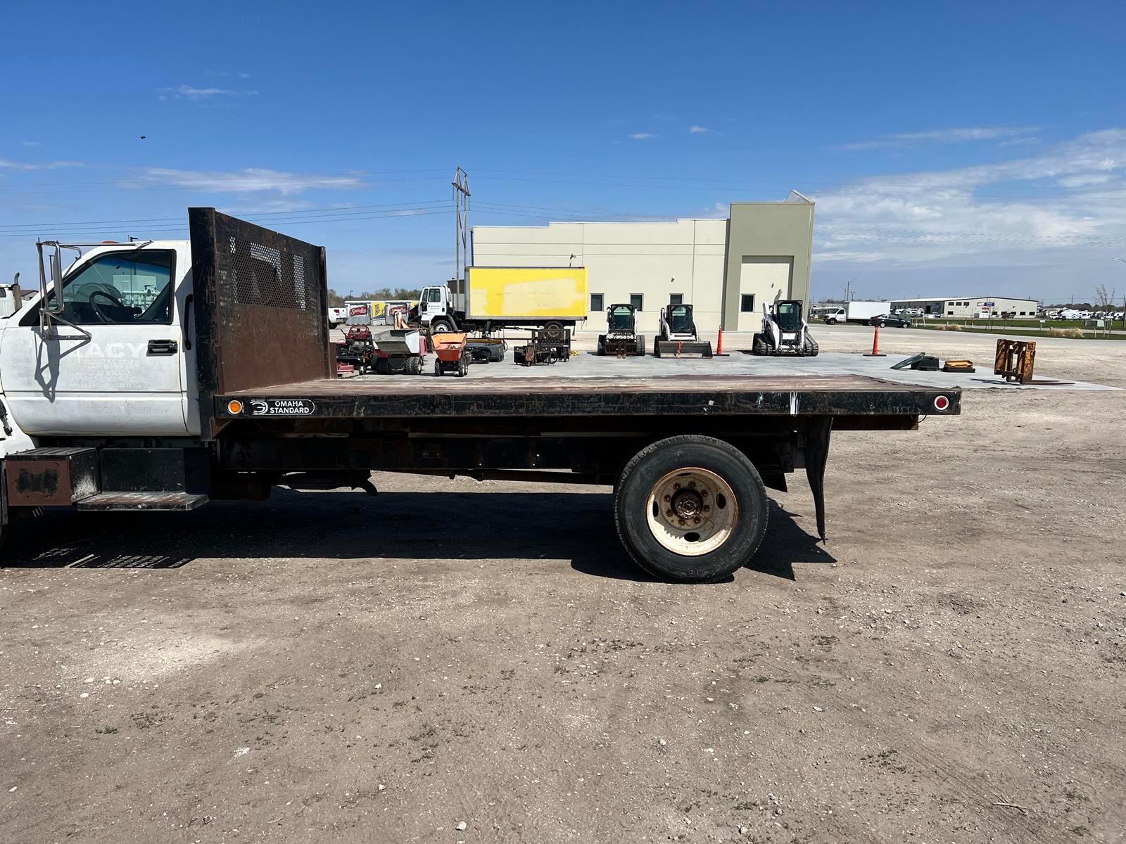 1991 Gmc Flatbed Dump Truck - Diesel