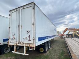 1981 Fruehauf 44ft Enclosed Van Trailer