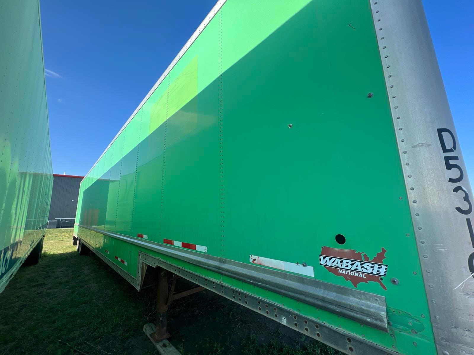 2005 Wabash 53ft Drop Frame Van Trailer