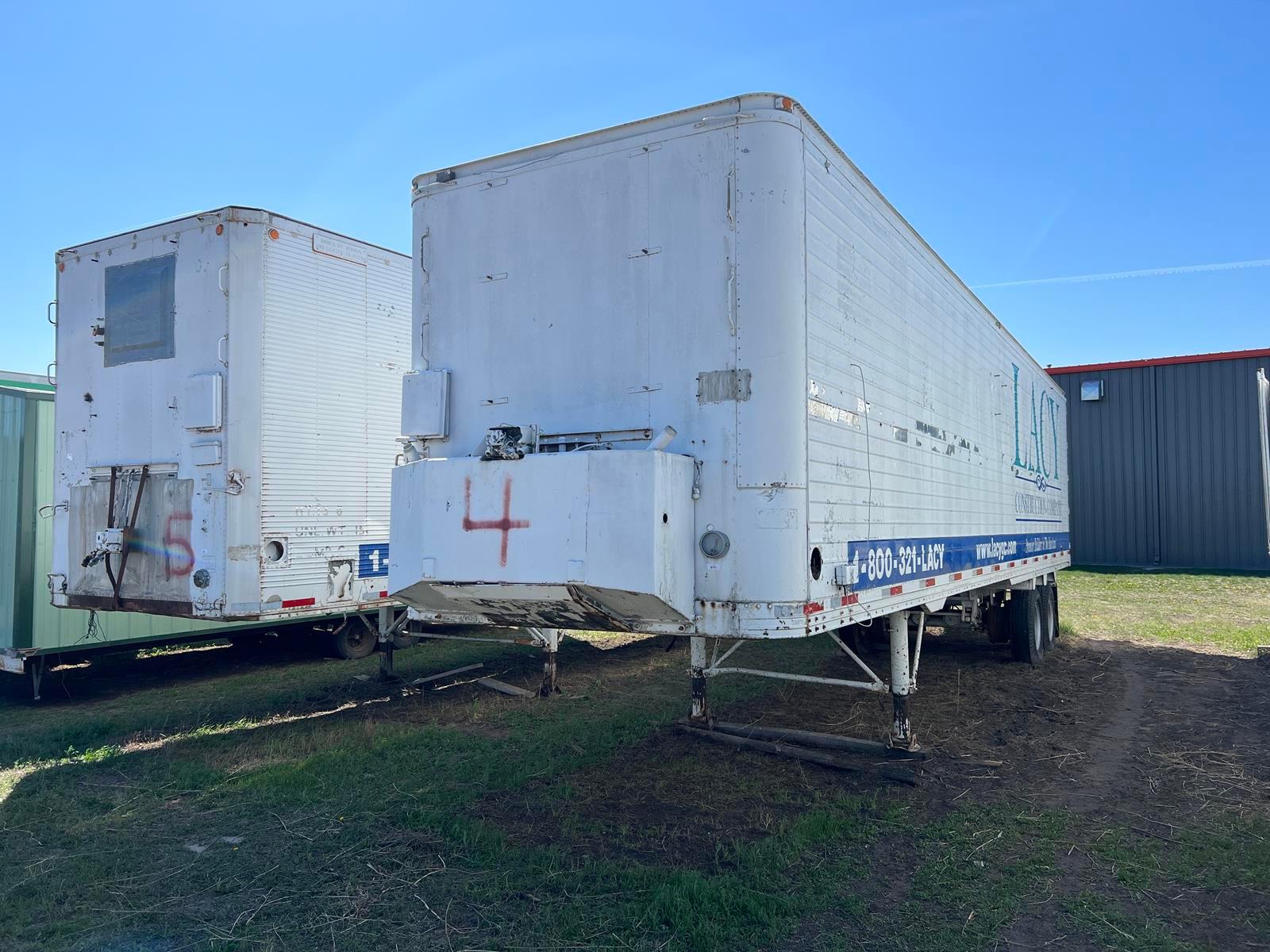 1965 Timpte 40ft Enclosed Dry Van Jobsite Trailer