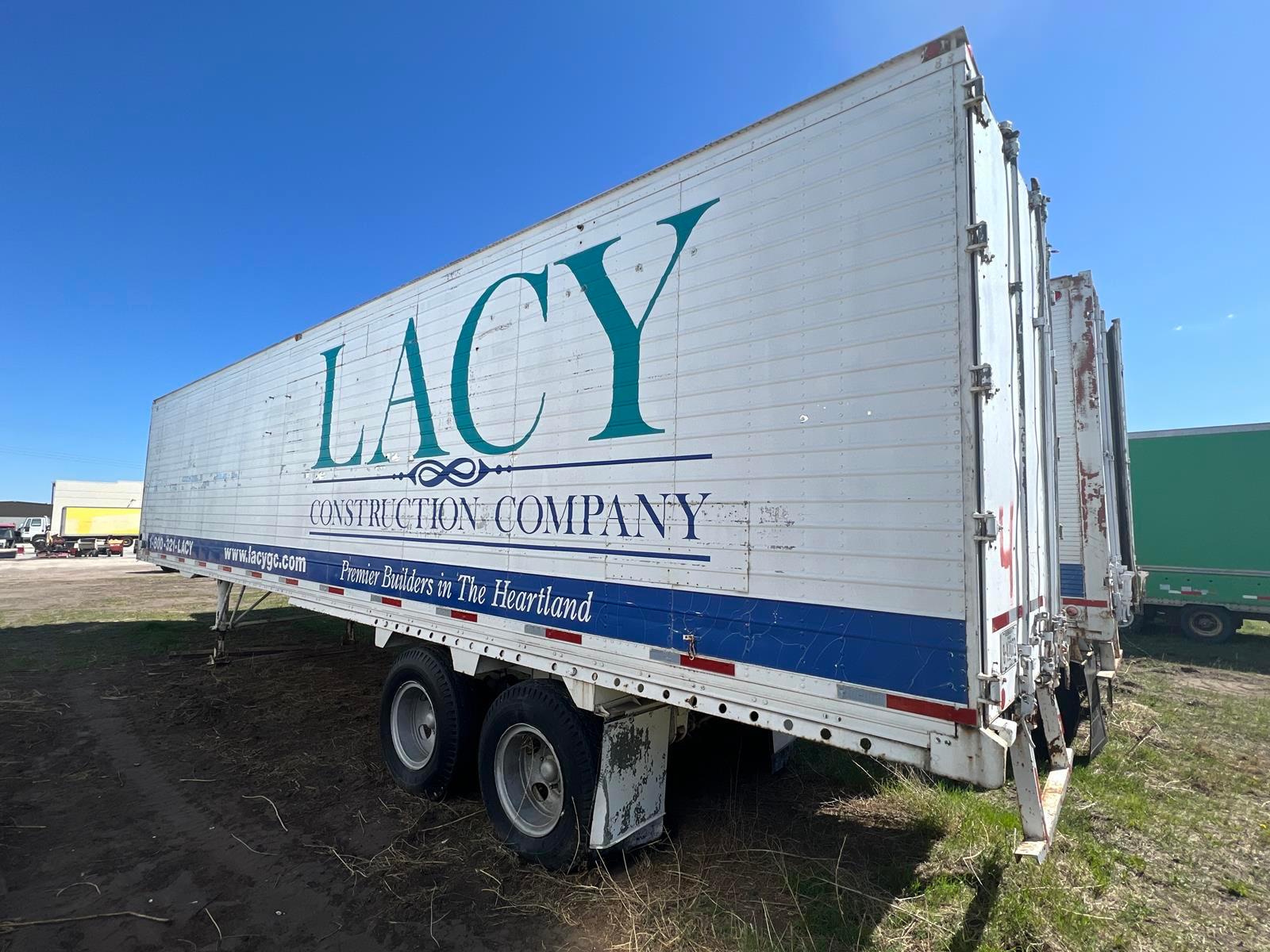 1965 Timpte 40ft Enclosed Dry Van Jobsite Trailer