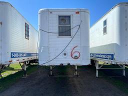 1949 Brown 41ft Enclosed Dry Van Jobsite Trailer