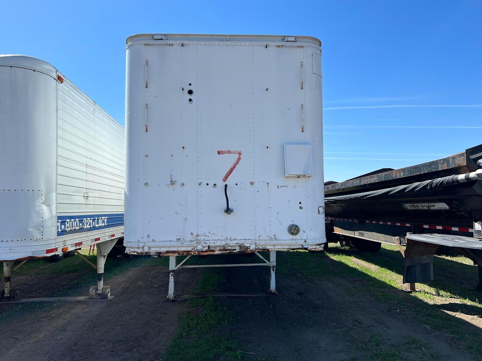 1969 Strick 40ft Dry Van Jobsite Trailer