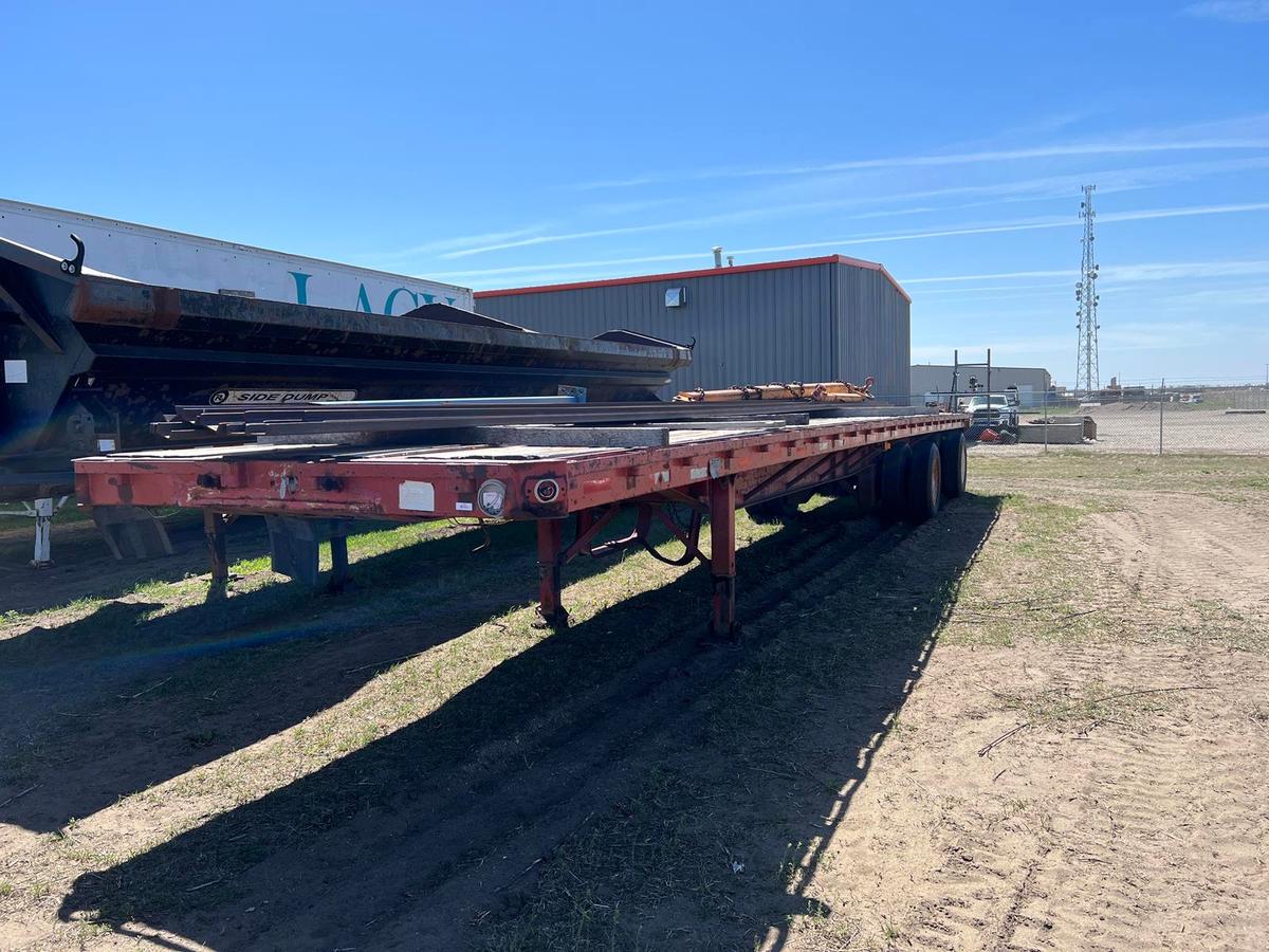 1986 Great Dane 45ft Spread Axle Flatbed Trailer