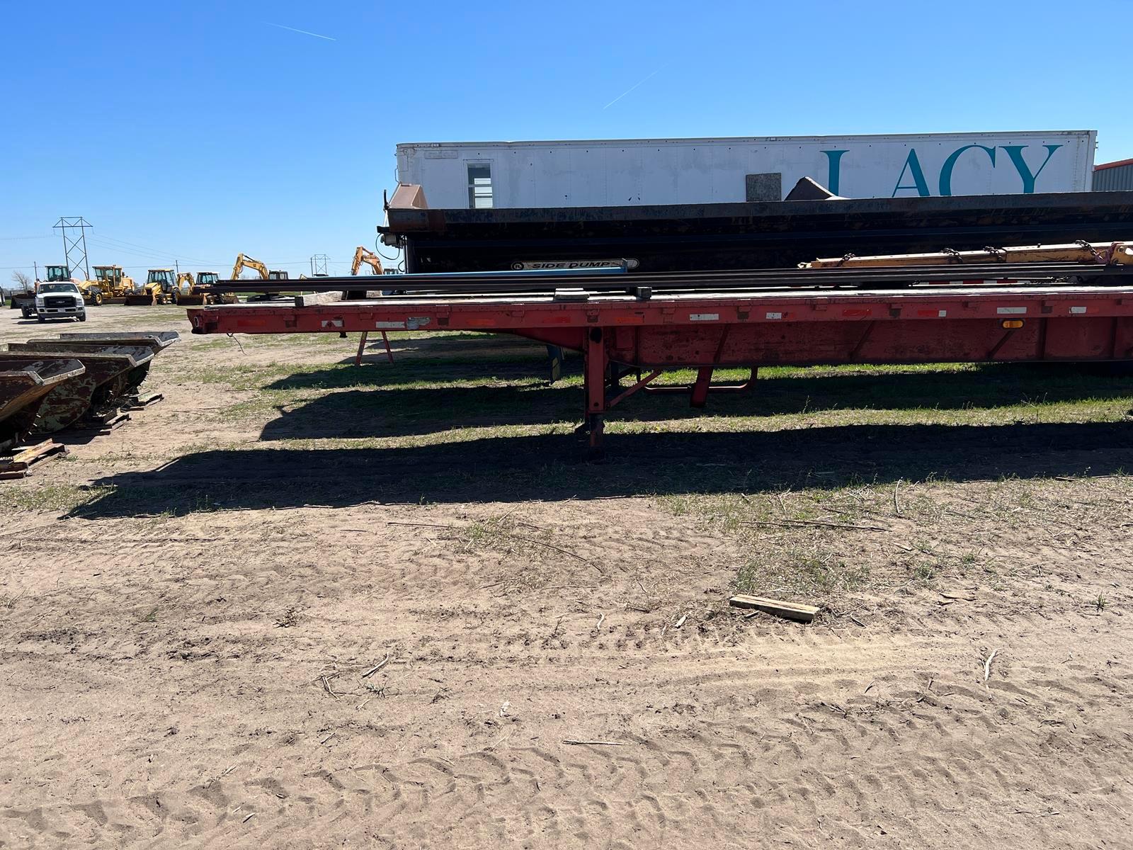 1986 Great Dane 45ft Spread Axle Flatbed Trailer