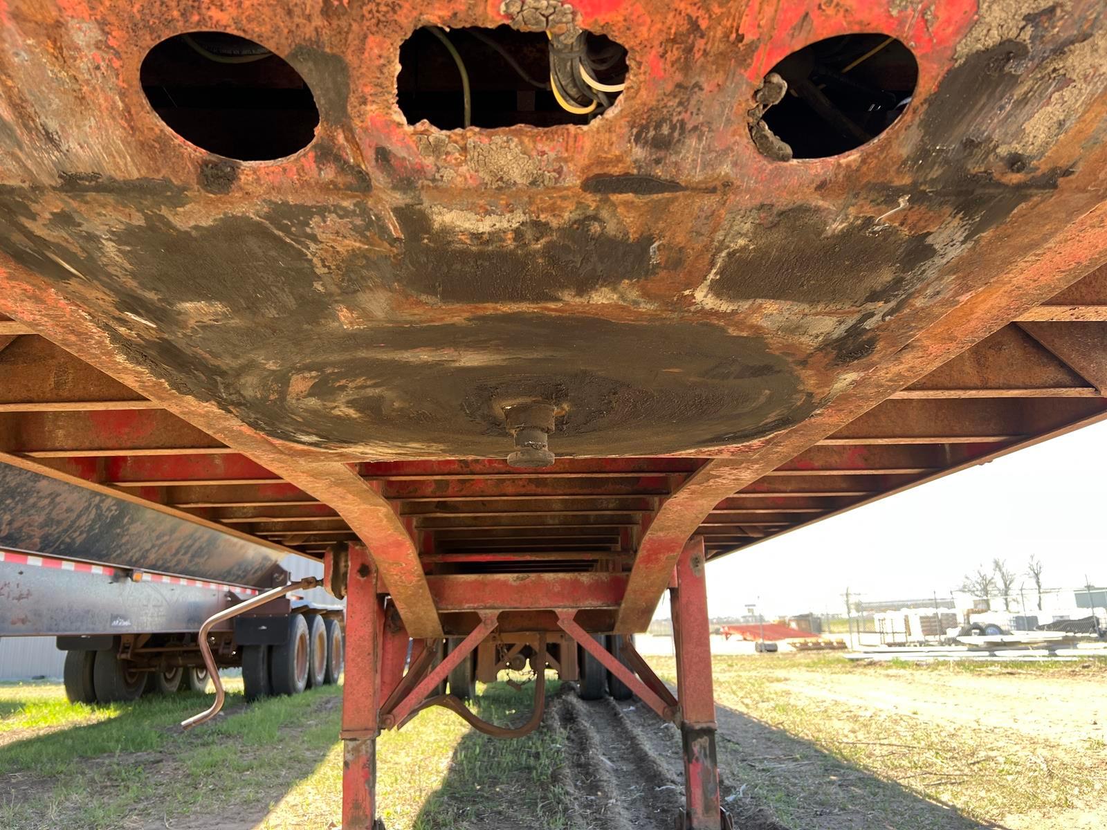 1986 Great Dane 45ft Spread Axle Flatbed Trailer