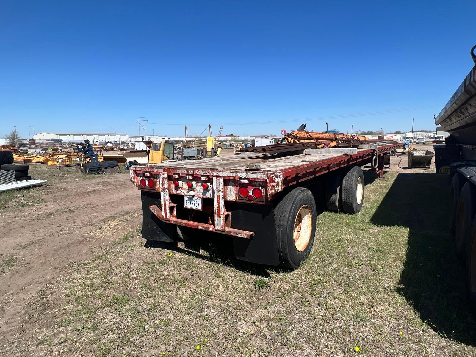 1986 Great Dane 45ft Spread Axle Flatbed Trailer