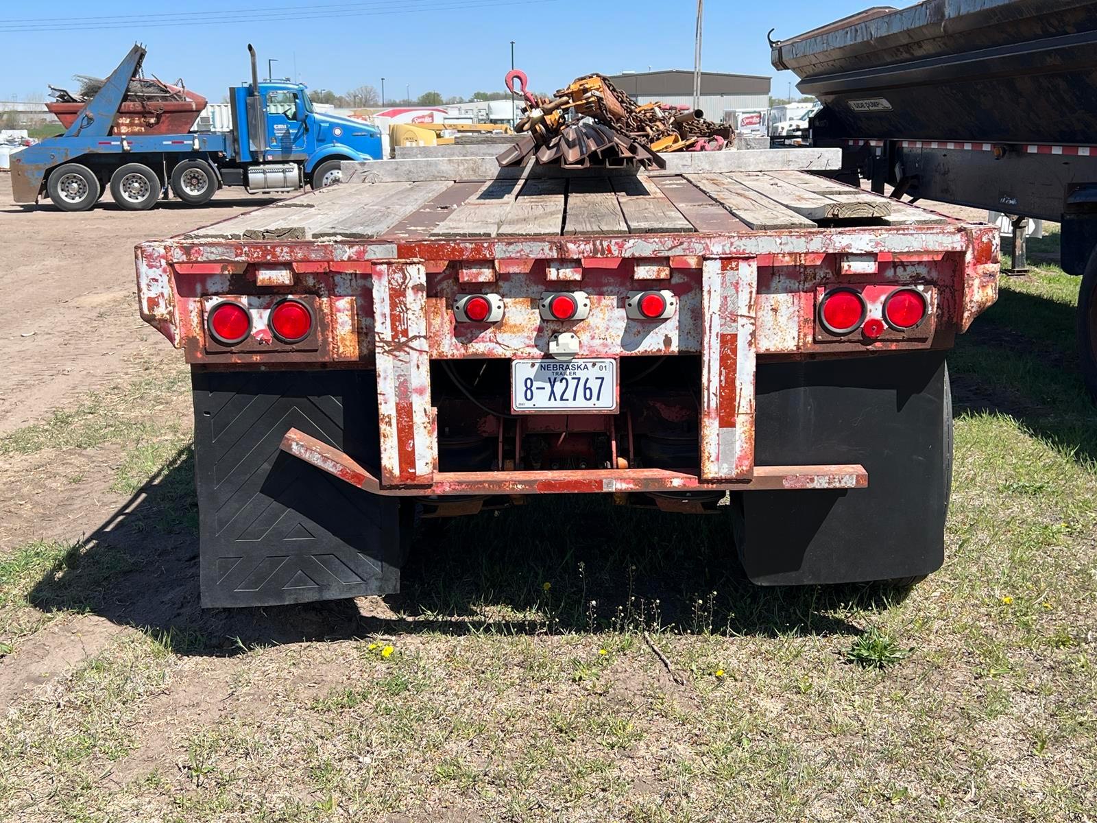 1986 Great Dane 45ft Spread Axle Flatbed Trailer