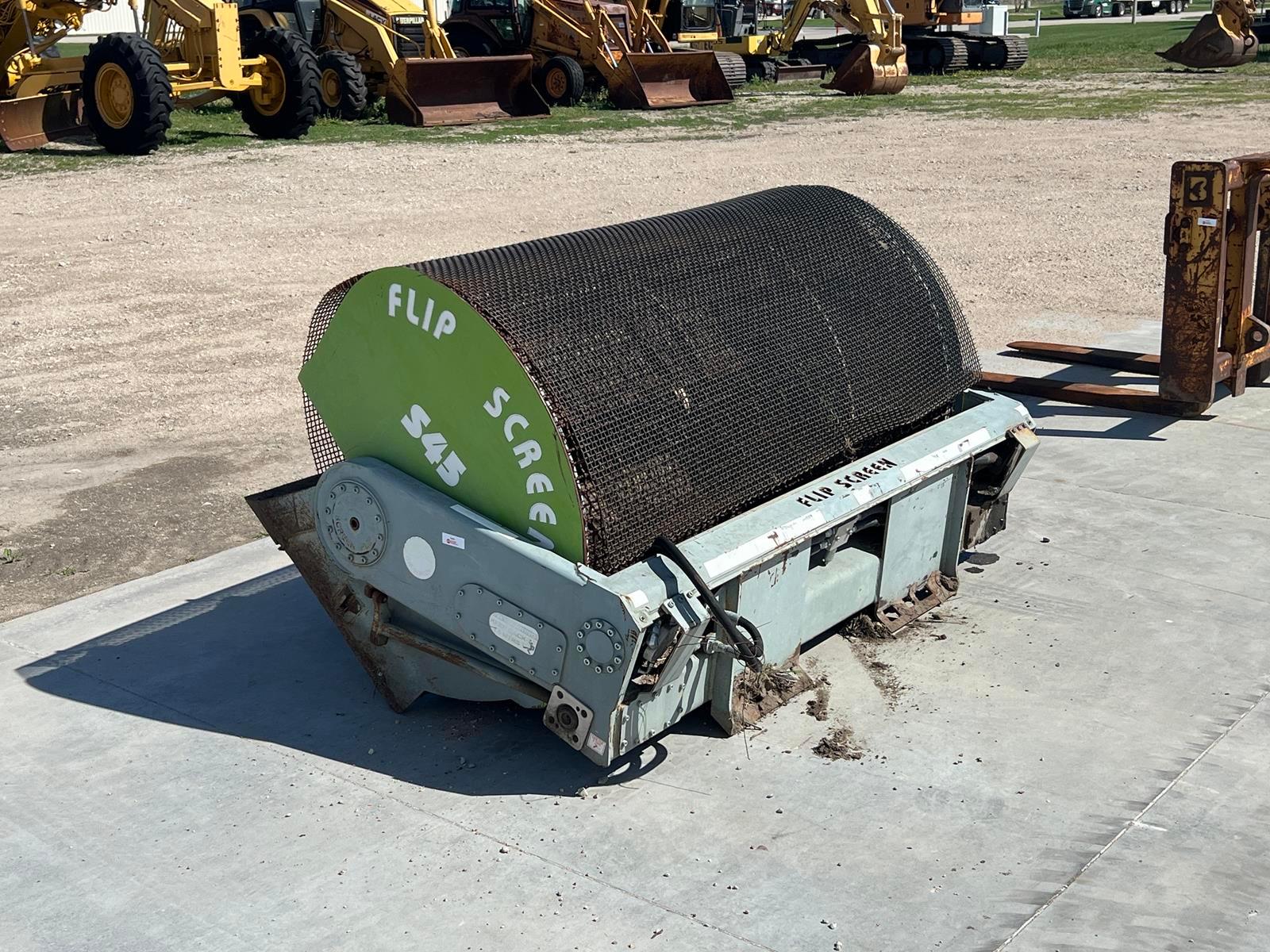 Flip Screen S45 Screening Bucket For Skid Steer