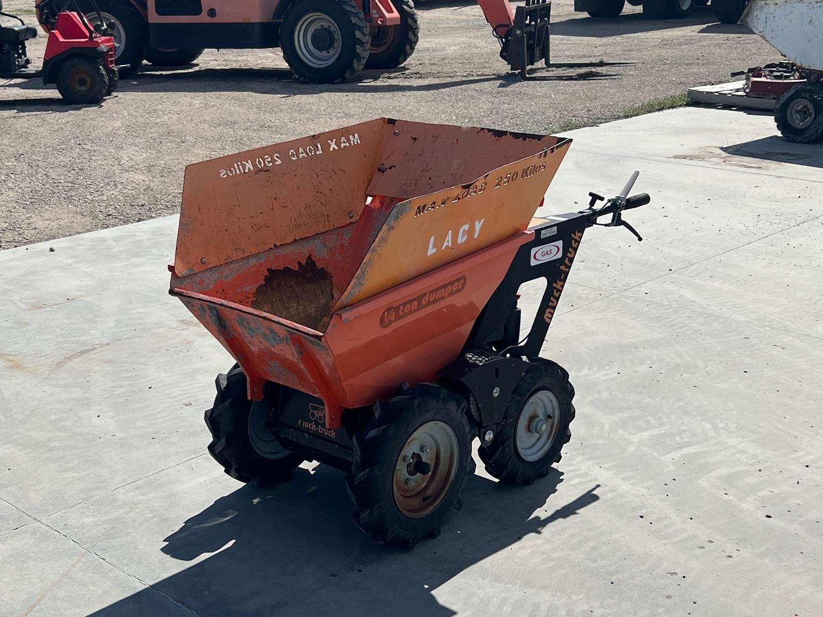 Muck Truck 4-wheel Drive Motorized Wheelbarrow - Gasoline