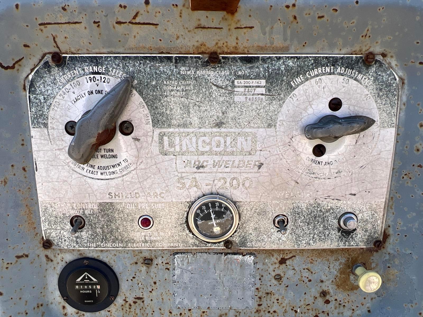 Lincoln Sa-200 F-163 Welder Generator