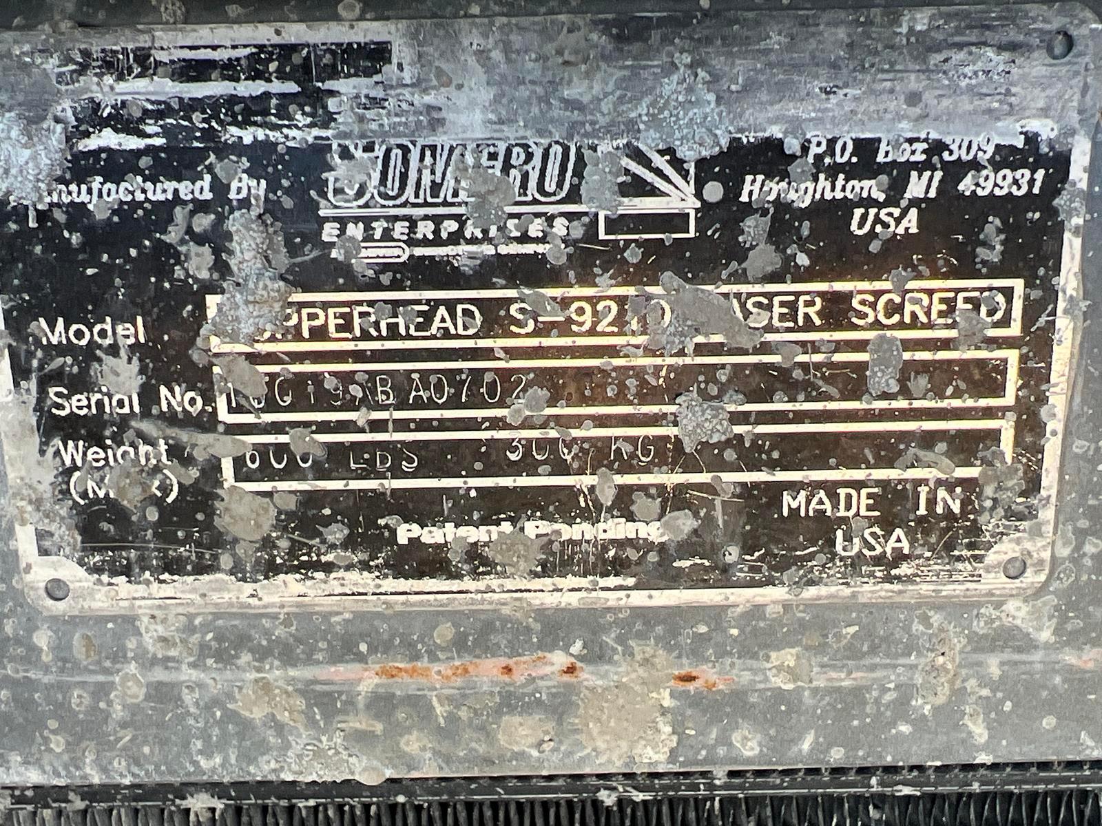 Copper Head S-9210 Laser Screed