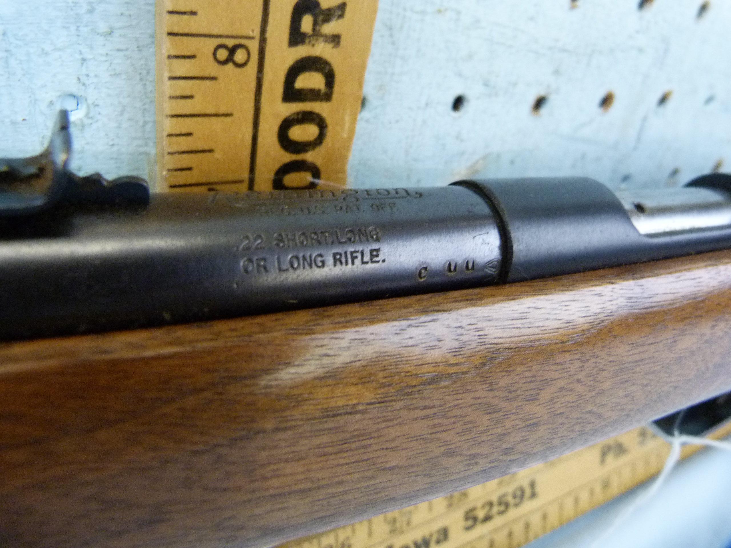 Remington Scoremaster 511 BA Rifle, .22 S-L-LR, No SN
