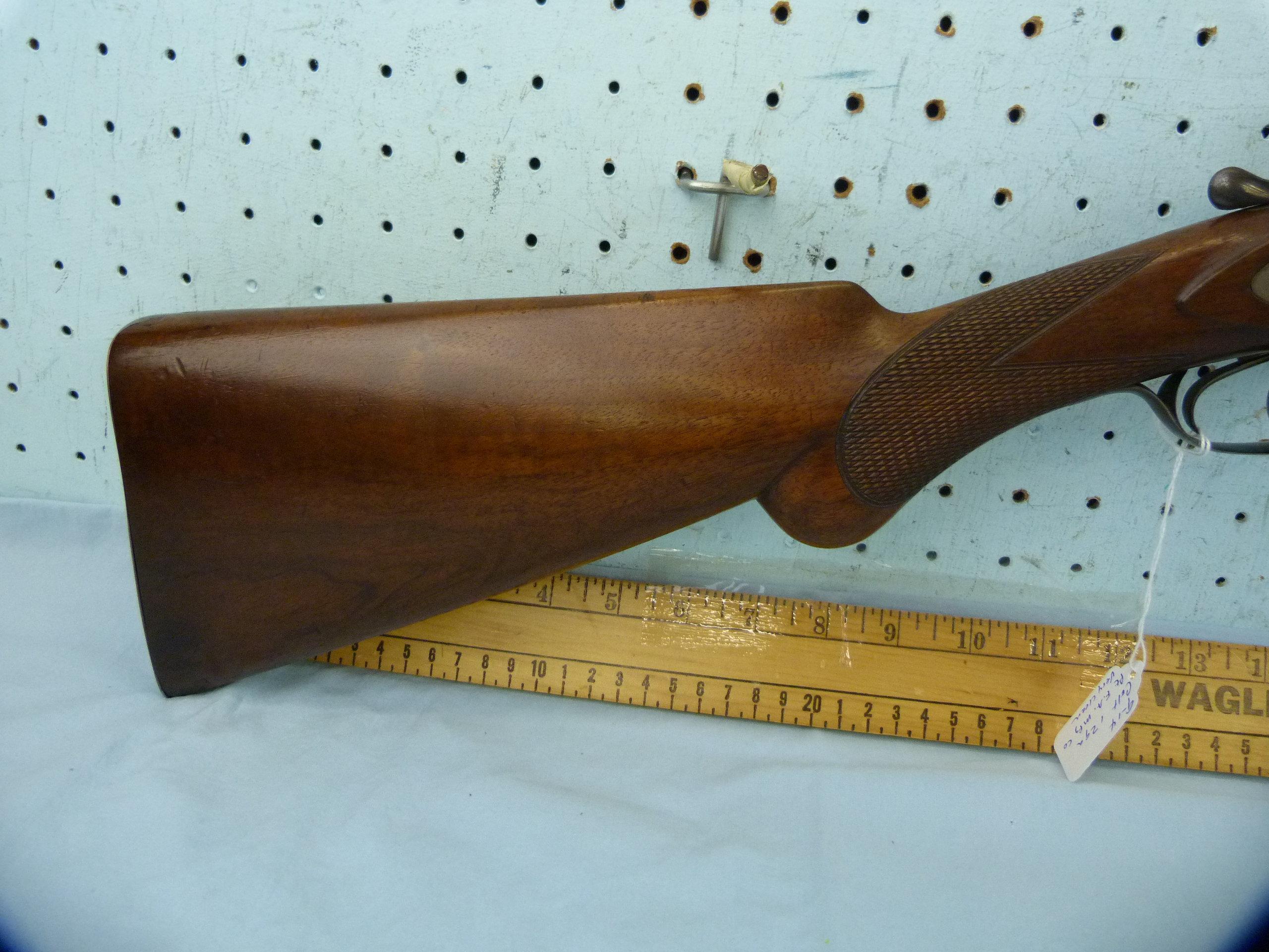 Colt's Pt. FA Mfg Co. SxS Shotgun, 12 ga, SN: 4690