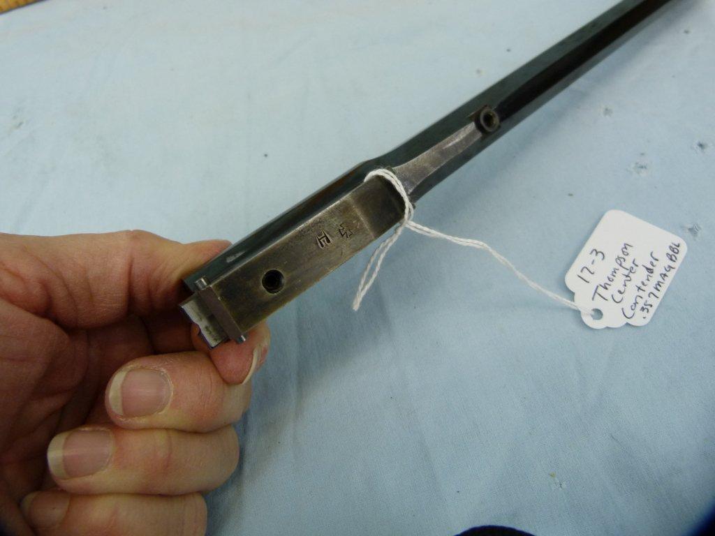 Barrel only: Thompson Center Contender .357 Mag