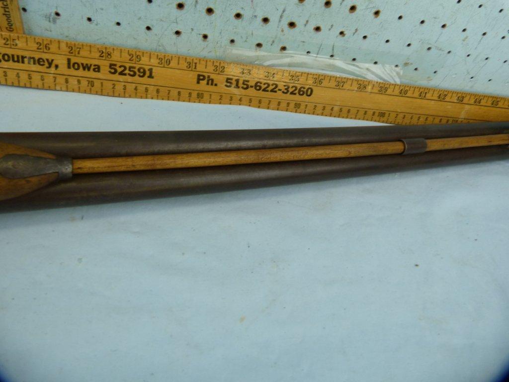 Williams SxS Shotgun, percussion black powder, 10 ga?, double triggers, SN: none