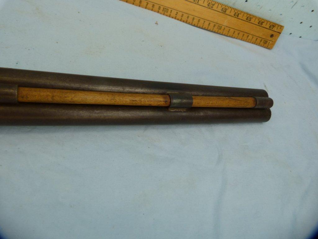 Williams SxS Shotgun, percussion black powder, 10 ga?, double triggers, SN: none
