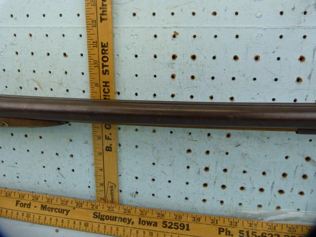 Williams SxS Shotgun, percussion black powder, 10 ga?, double triggers, SN: none