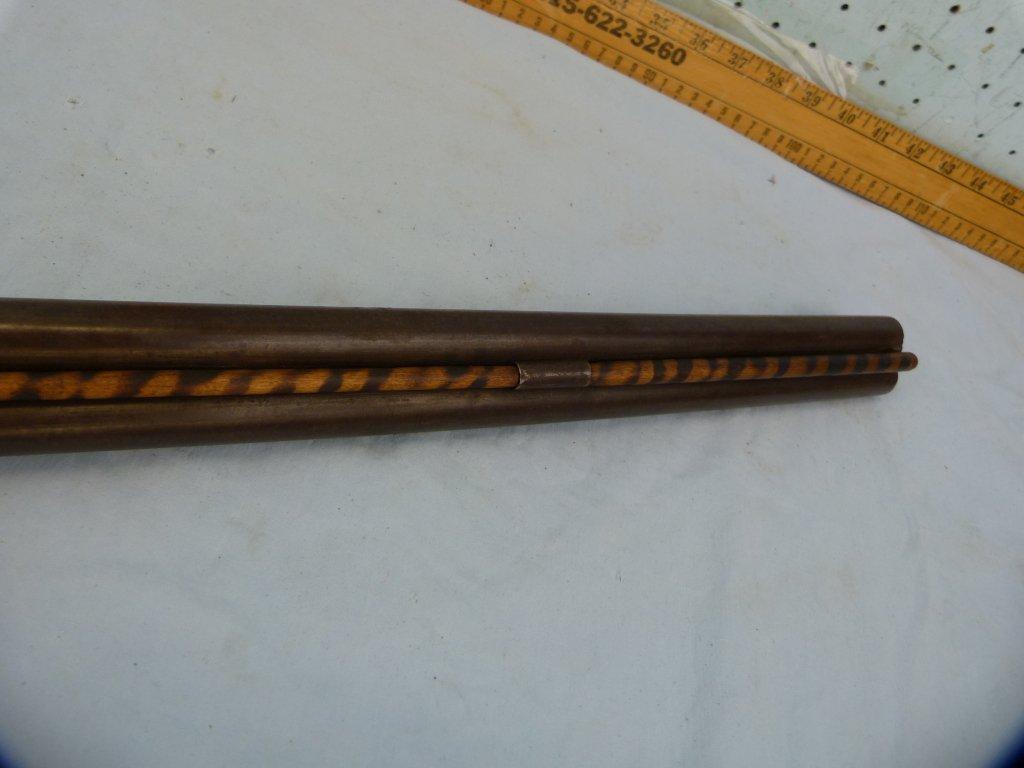 Unmarked black powder percussion SxS, SN:  none