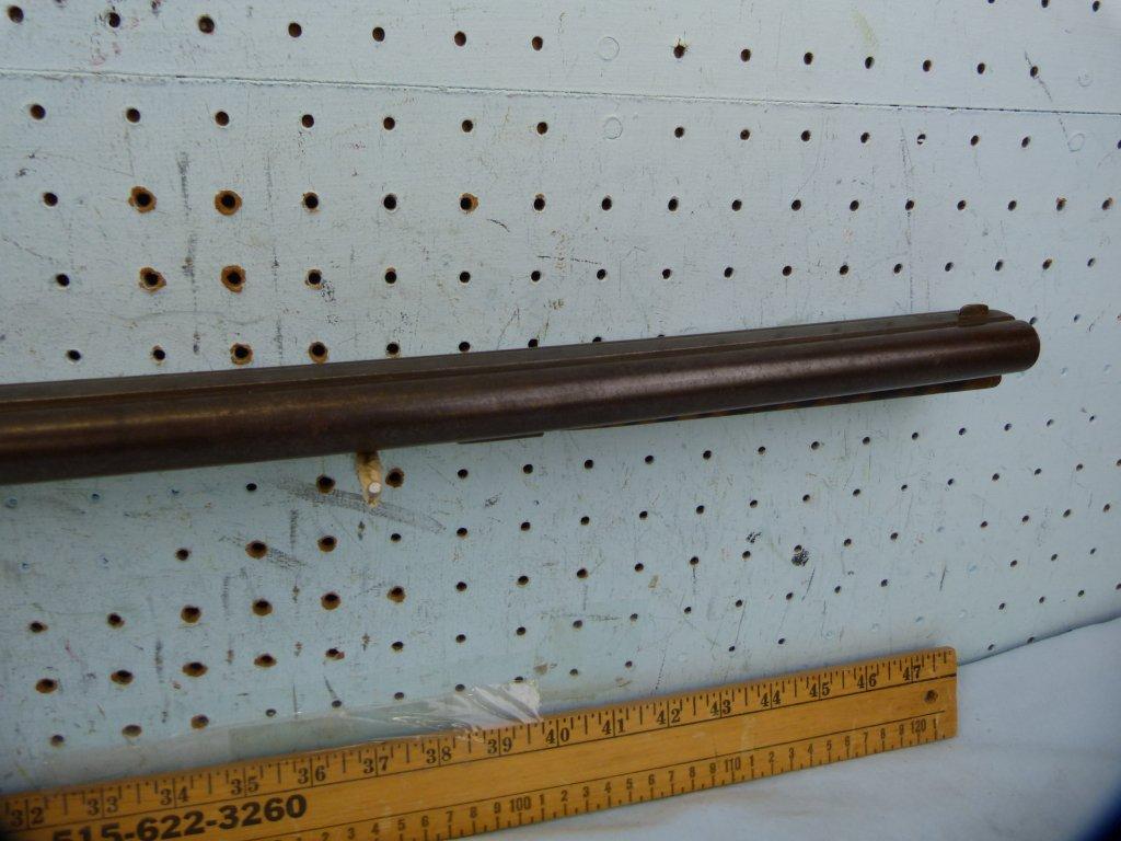 Unmarked black powder percussion SxS, SN:  none