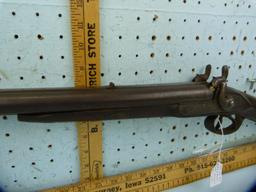 Unmarked black powder percussion SxS, SN:  none
