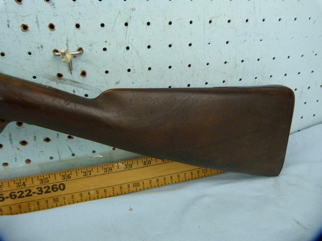 Unmarked black powder percussion SxS, SN:  none