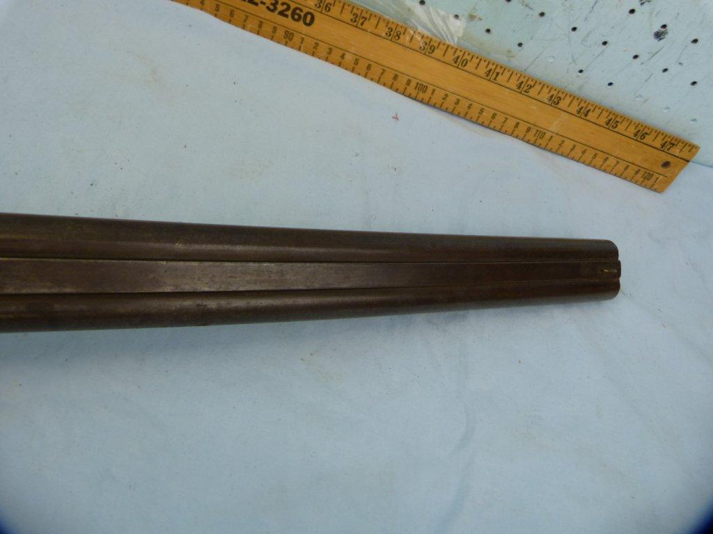 Unmarked black powder percussion SxS, SN:  none