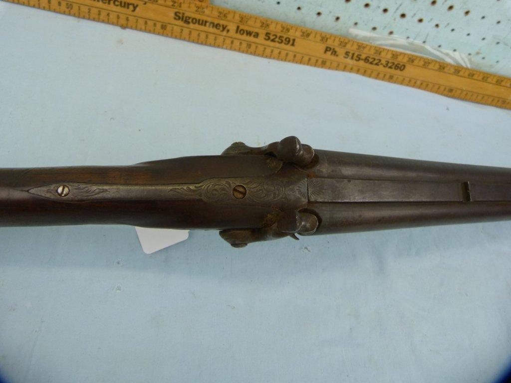 Unmarked black powder percussion SxS, SN:  none