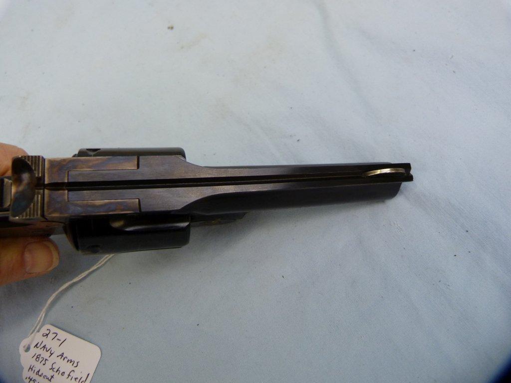 Navy Arms 1875 Schofield Hideout Revolver, .45 LC, SN: 7839