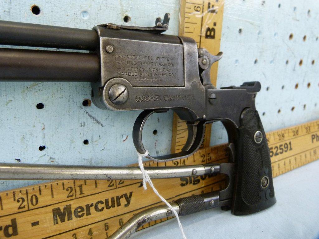 Marbles "Game Getter" O/U Pistol, 22/44, SN: 6204