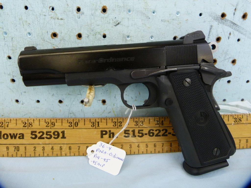 Para-Ordnance P14-45 SA Pistol, .45 ACP, SN: RH12818