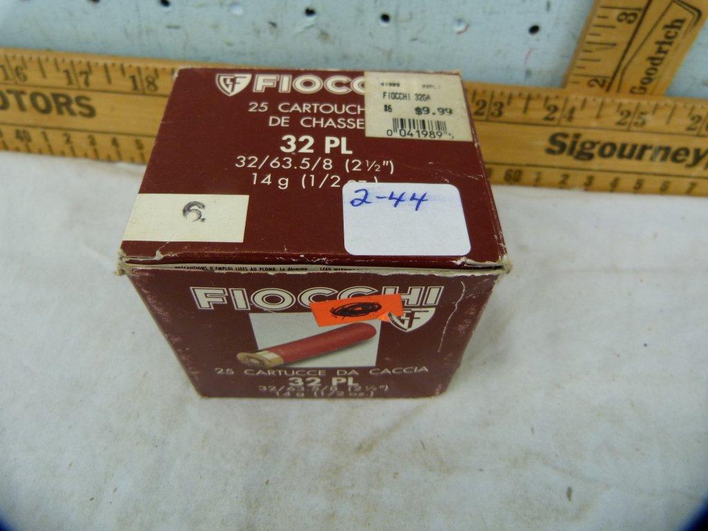 Ammo: box/25 Fiocchi 32 ga, 2-1/2"