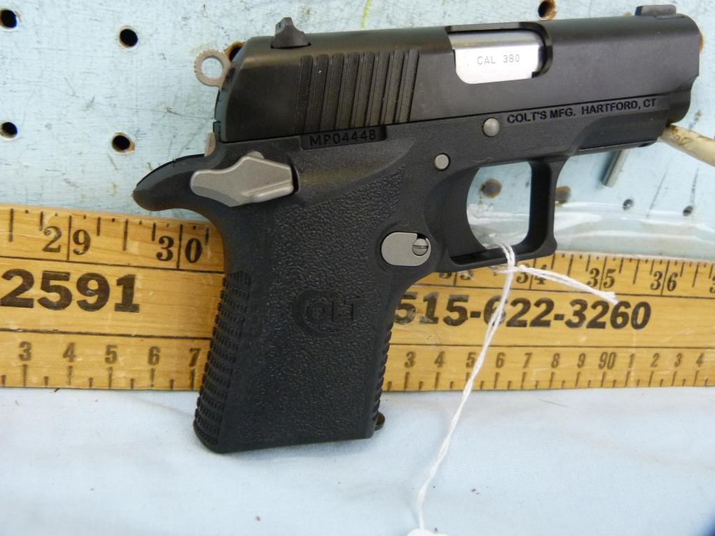 Colt Mustang XSP SA Pistol, .380, SN: MP04448
