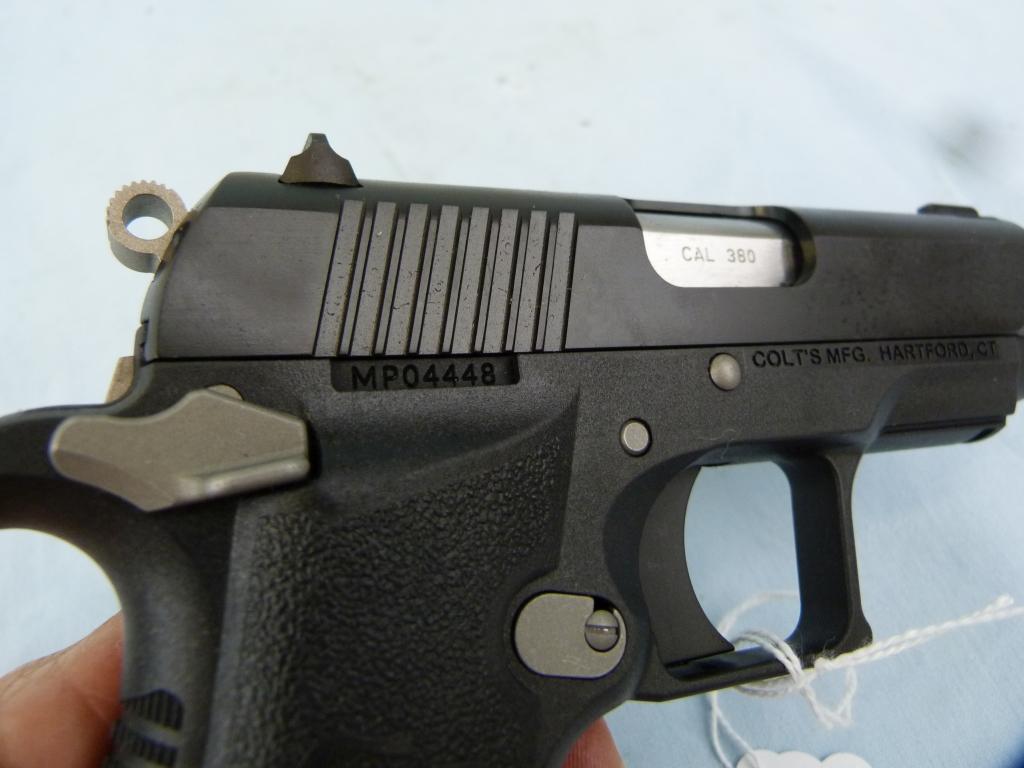 Colt Mustang XSP SA Pistol, .380, SN: MP04448