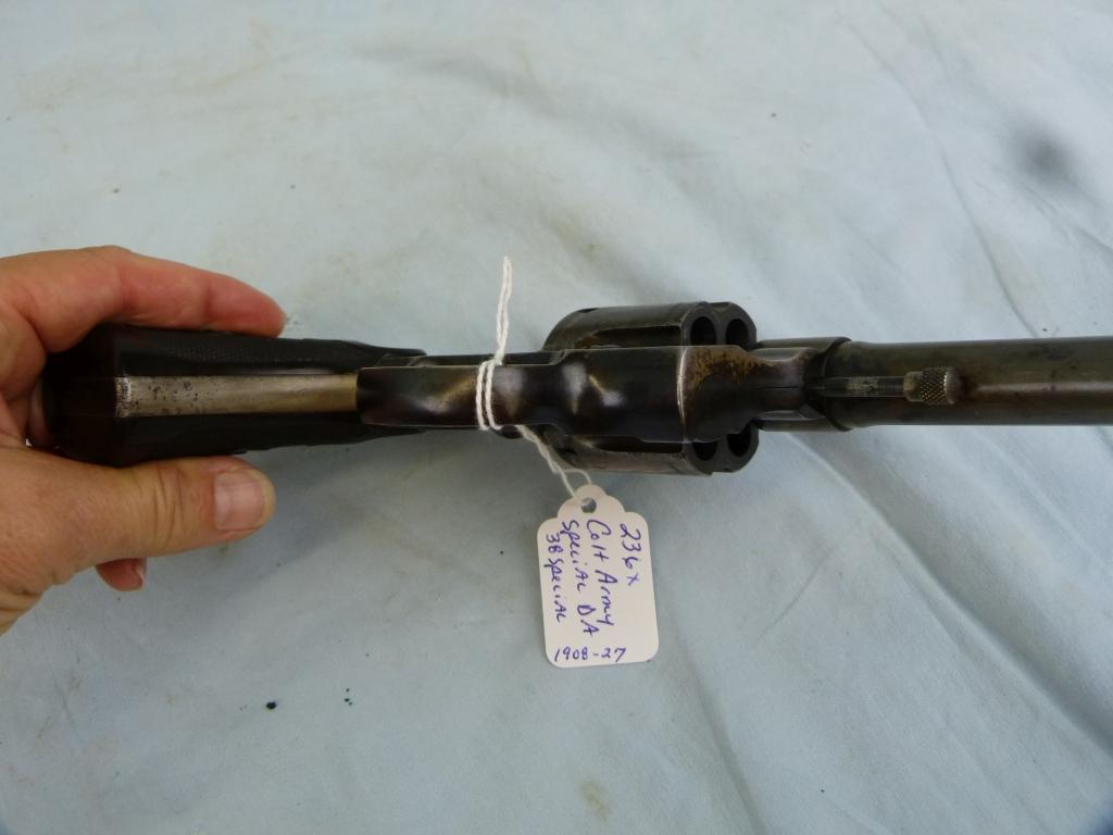 Colt Army Special DA Revolver, .38 Spl, SN: 426833