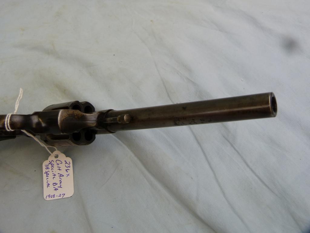 Colt Army Special DA Revolver, .38 Spl, SN: 426833