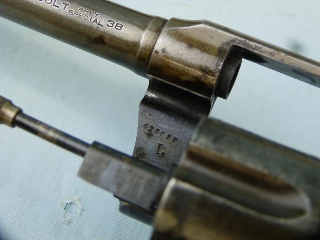 Colt Army Special DA Revolver, .38 Spl, SN: 426833