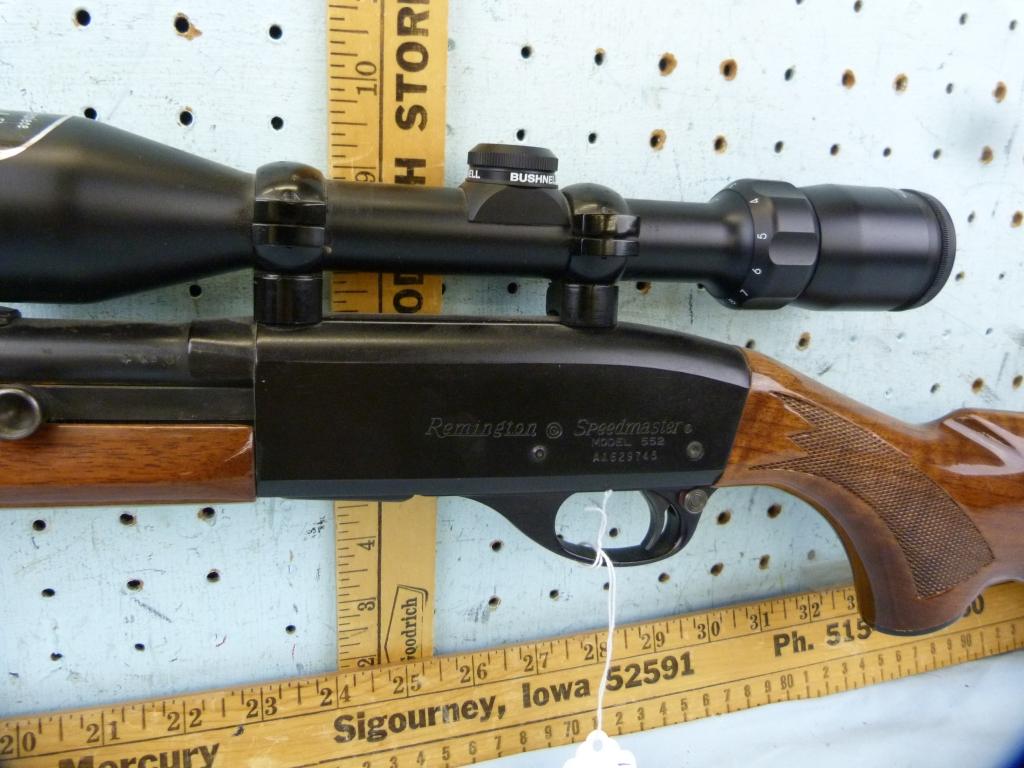 Remington Speedmaster 552 SA Rifle, .22 S-L-LR, SN: A1629745