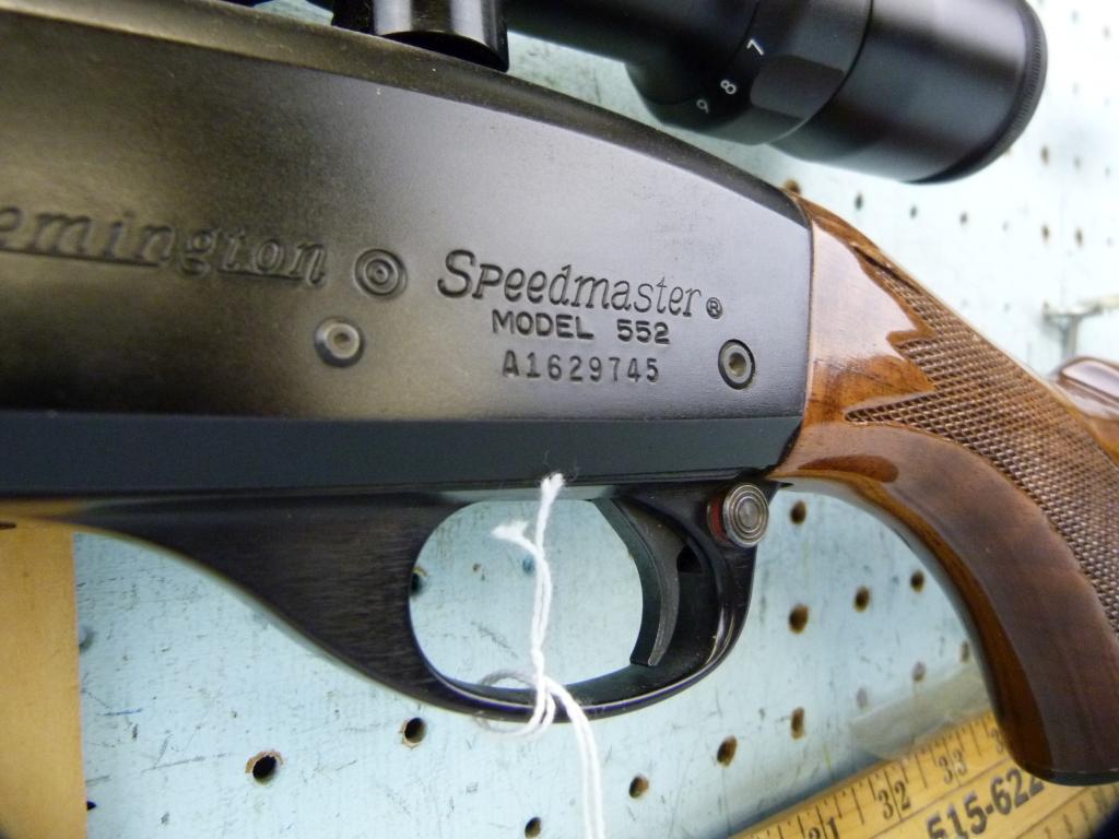 Remington Speedmaster 552 SA Rifle, .22 S-L-LR, SN: A1629745