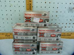 Ammo: 5 boxes/15 Winchester 12 ga, 2-3/4", rifled slug, 5x$