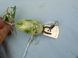 Fishing lure: Fred Arbogast Silver Flash Arbo-Gaster w/box