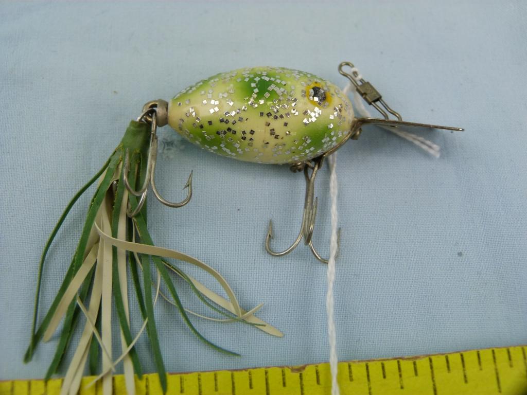Fishing lure: Fred Arbogast Silver Flash Arbo-Gaster w/box