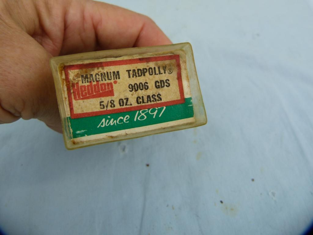 Fishing lure: Heddon Magnum Tadpolly with box