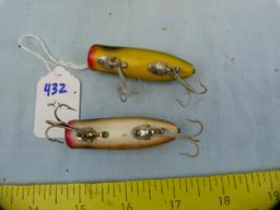 2 Fishing lures: South Bend Midge-Orenos w/boxes, 2x$