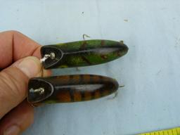 2 Fishing lures: South Bend Midge-Orenos w/boxes, 2x$