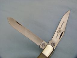 Keen Kutter USA trapper knife, purple, with box