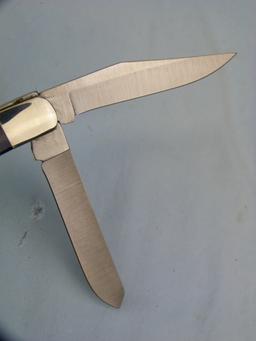 Keen Kutter USA trapper knife, purple, with box