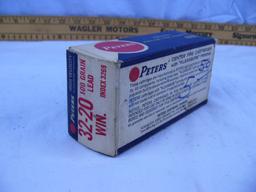 Ammo: 1 box Peters .32-20 Win, 50 rds