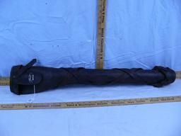 Leather scabbard for flag or telescope - 31" L