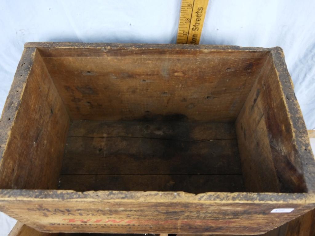 (3) wooden ammo boxes - AOM